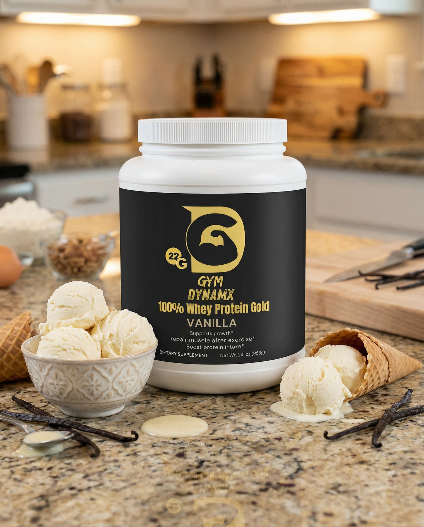 Gym Dynamx Whey Protein Gold Isolate (Vanilla)